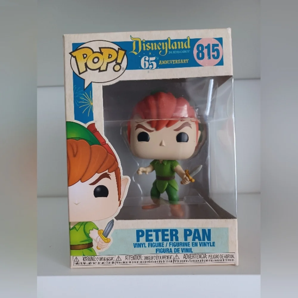Peter Pan‎ Disneyland 65th Anniversary 815 Funko Pop